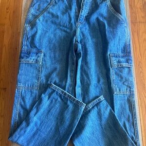 Blue Denim Boyfriend Jeans